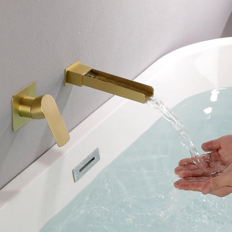 Wall Mount Tub Filler Waterfall Bathtub Faucet High Flow Bath Filler Faucet with Extra Long Spout Bathroom Faucets with Rough-in Valve Trim kit wall-mount-tub-filler-waterfall-bathtub-faucet-high-flow-bath-filler-faucet-with-extra-long-spout-bathroom-faucets-with-rough-in-valve-trim-kit 