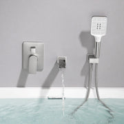 Wall Mount Waterfall Bathtub Faucet with 3 Modes Hand Sprayer Tub Filler Faucet with Rough-in Valve Trim Kit wall-mount-waterfall-bathtub-faucets-with-sprayer-tub-filler-faucet-tub-shower-faucet-set-with-rough-in-valve-trim-kit 