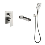 Wall Mount Waterfall Bathtub Faucet with 3 Modes Hand Sprayer Tub Filler Faucet with Rough-in Valve Trim Kit wall-mount-waterfall-bathtub-faucets-with-sprayer-tub-filler-faucet-tub-shower-faucet-set-with-rough-in-valve-trim-kit 
