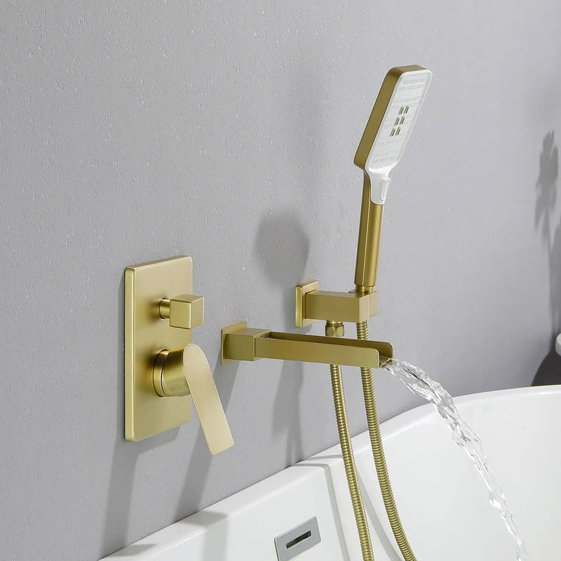 Wall Mount Waterfall Bathtub Faucet with 3 Modes Hand Sprayer Tub Filler Faucet with Rough-in Valve Trim Kit wall-mount-waterfall-bathtub-faucets-with-sprayer-tub-filler-faucet-tub-shower-faucet-set-with-rough-in-valve-trim-kit 