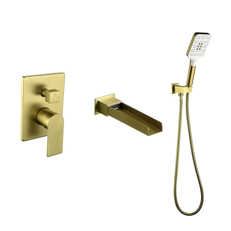 Wall Mount Waterfall Bathtub Faucet with 3 Modes Hand Sprayer Tub Filler Faucet with Rough-in Valve Trim Kit wall-mount-waterfall-bathtub-faucets-with-sprayer-tub-filler-faucet-tub-shower-faucet-set-with-rough-in-valve-trim-kit 