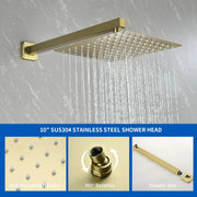 Wall Mounted Rainfall Bathroom Shower System 10 Inch square Rain Shower Head with Waterfall Spout wall-mounted-rainfall-bathroom-shower-system-10-inch-square-rain-shower-head-with-waterfall-spout 