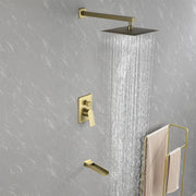 Wall Mounted Rainfall Bathroom Shower System 10 Inch square Rain Shower Head with Waterfall Spout wall-mounted-rainfall-bathroom-shower-system-10-inch-square-rain-shower-head-with-waterfall-spout 