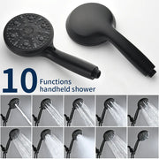 Wall Mounted Round High Pressure Single Handle 10-Spray Hand Shower with Valve wall-mounted-round-high-pressure-single-handle-10-spray-hand-shower-with-valve 