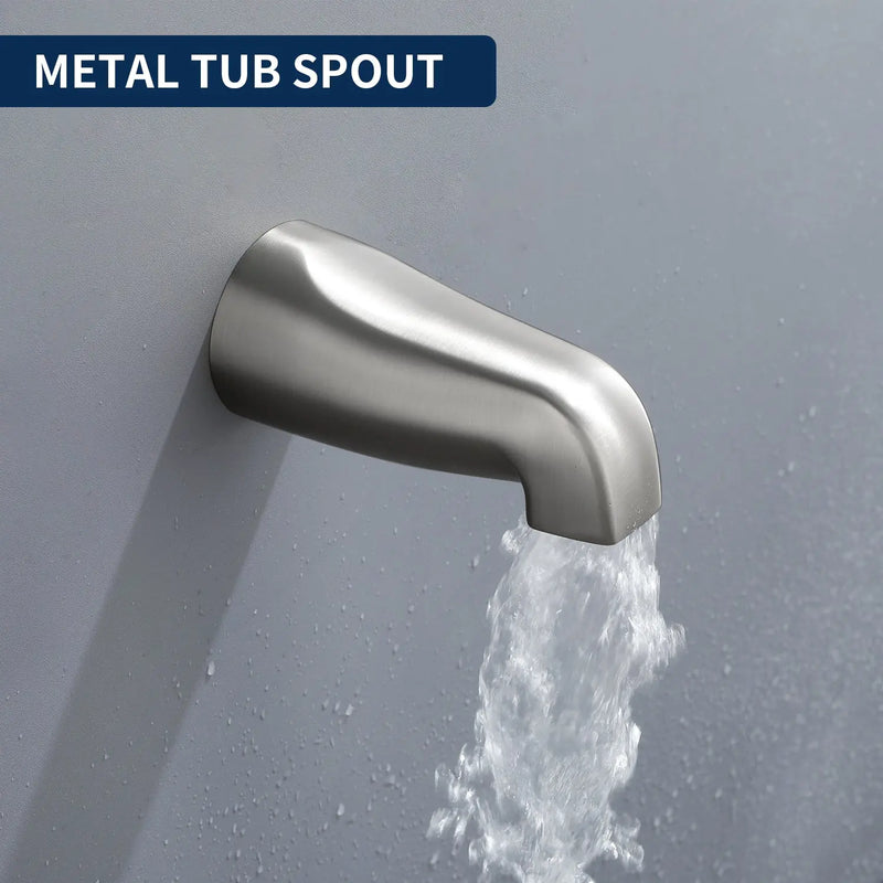 Wall Mounted Three Cross Handles Tub and Shower Faucet Trim with 10-Setting Shower Head wall-mounted-three-cross-handles-tub-and-shower-faucet-trim-with-10-setting-shower-head 