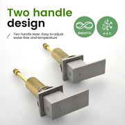 Waterfall Bathroom Faucet 3 Holes Widespread Bathroom Sink Faucet | Two Handles Lavatory Vanity Sink Faucets with Pop-up Drain Assembly & Supply Lines waterfall-bathroom-faucet-3-holes-widespread-bathroom-sink-faucet-two-handles-lavatory-vanity-sink-faucets-with-pop-up-drain-assembly-supply-lines 