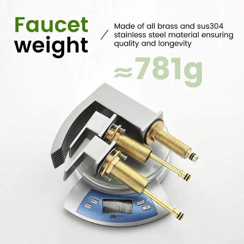 Waterfall Bathroom Faucet 3 Holes Widespread Bathroom Sink Faucet | Two Handles Lavatory Vanity Sink Faucets with Pop-up Drain Assembly & Supply Lines waterfall-bathroom-faucet-3-holes-widespread-bathroom-sink-faucet-two-handles-lavatory-vanity-sink-faucets-with-pop-up-drain-assembly-supply-lines 