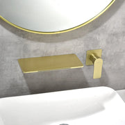 Waterfall Bathroom Faucet， Mounted Bathroom Sink Faucet for Bathroom Rough-in Valve Body and Trim Included waterfall-bathroom-faucet-mounted-bathroom-sink-faucet-for-bathroom-rough-in-valve-body-and-trim-included 