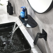 Waterfall Bathroom Sink Faucet 1- Handle Wall Mount Lavatory Faucet Mixer Tap Solid Brass matte-black-waterfall-bathroom-sink-faucet-1-handle-wall-mount-lavatory-faucet-mixer-tap-solid-brass 