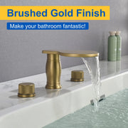 Waterfall Bathroom Tub Filler, Bathtub Faucet 3 Holes, Deck Mount Roman Tub Faucet waterfall-bathroom-tub-filler-bathtub-faucet-3-holes-deck-mount-roman-tub-faucet 