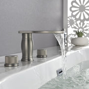 Waterfall Bathroom Tub Filler, Bathtub Faucet 3 Holes, Deck Mount Roman Tub Faucet waterfall-bathroom-tub-filler-bathtub-faucet-3-holes-deck-mount-roman-tub-faucet 