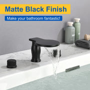 Waterfall Bathroom Tub Filler, Bathtub Faucet 3 Holes, Deck Mount Roman Tub Faucet waterfall-bathroom-tub-filler-bathtub-faucet-3-holes-deck-mount-roman-tub-faucet 