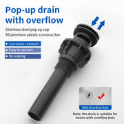 Waterfall Centerset Bathroom Sink Faucet 4 Inch 2 Handle Hot Cold Mixer Basin Faucet with Pop-Up Drain Stopper and Supply Lines waterfall-2-handle-4-centerset-hot-cold-mixer-bathroom-sink-faucet-with-pop-up-drain-stopper 