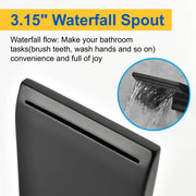 Waterfall Faucet Wall Mount,2 Handles Bathroom Waterfall Tub Faucet, Wall Mount Bathtub Filler waterfall-faucet-wall-mount-2-handles-bathroom-waterfall-tub-faucet-wall-mount-bathtub-filler 