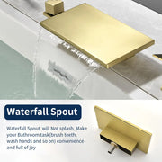 Waterfall Roman Tub Faucet Single-Handle 4 Hole Deck Mounted Tub Filler with Shower Diverter Solid Brass 4-hole-single-handle-roman-tub-faucet-with-shower-diverter-solid-brass 