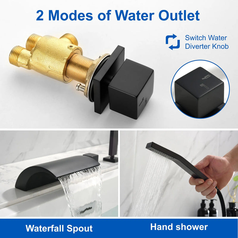 Waterfall Roman Tub Faucet with Sprayer Deck Mount Tub Filler with Hand Shower, Single Handle Bathtub Faucet Set waterfall-roman-tub-faucet-with-sprayer-deck-mount-tub-filler-with-hand-shower-single-handle-bathtub-faucet-set-1720bg 