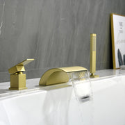 Waterfall Roman Tub Faucet with Sprayer Deck Mount Tub Filler with Hand Shower, Single Handle Bathtub Faucet Set waterfall-roman-tub-faucet-with-sprayer-deck-mount-tub-filler-with-hand-shower-single-handle-bathtub-faucet-set-1720bg 