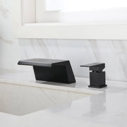 Waterfall Tub Filler Deck Mount, 2 Hole Roman Bathtub Faucet, 1-Handle Bathroom Faucet 2 Hole waterfall-tub-filler-deck-mount-2-hole-roman-bathtub-faucet-1 