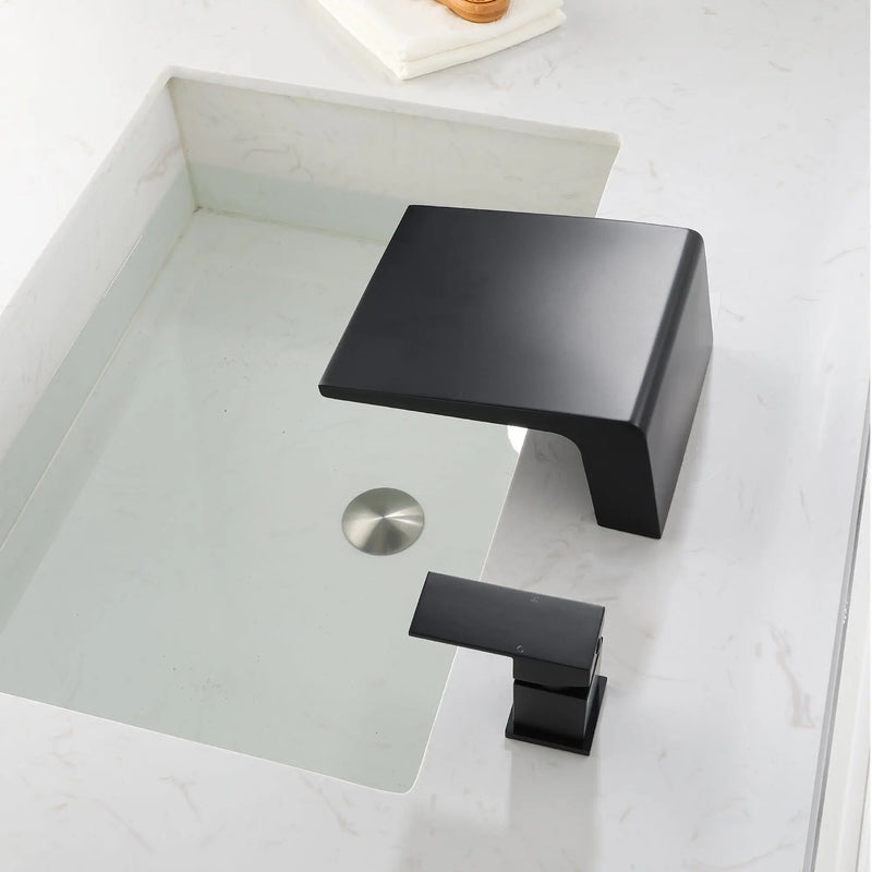 Waterfall Tub Filler Deck Mount, 2 Hole Roman Bathtub Faucet waterfall-tub-filler-deck-mount-2-hole-roman-bathtub-faucet-2 