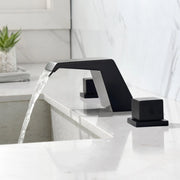 Waterfall Tub Filler Deck Mount, 3 Hole Roman Bathtub Faucet Two Square Handle Bathroom Sink Faucet waterfall-tub-filler-deck-mount-3-hole-roman-bathtub-faucet-two-square-handle-bathroom-sink-faucet 