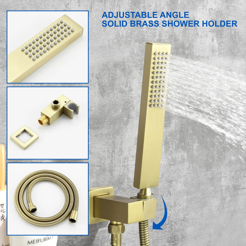 Waterfall Wall Mounted Bathtub Faucet with Hand Shower in Brushed Gold, Brushed Nickel, Matte Black waterfall-wall-mounted-bathtub-faucet-with-hand-shower 