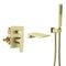 Brushed Gold / Brass / 12.64 x 12.17 x 5.63 inches