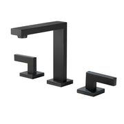 Widespread Bathroom Faucet 3 Hole 2-lever Vanity Faucet with Supply Hoses SUS 304 Stainless Steel bathroom-faucet-widespread-bathroom-faucet-3-hole-vanity-faucet-with-supply-hoses-sus-304-stainless-steel 