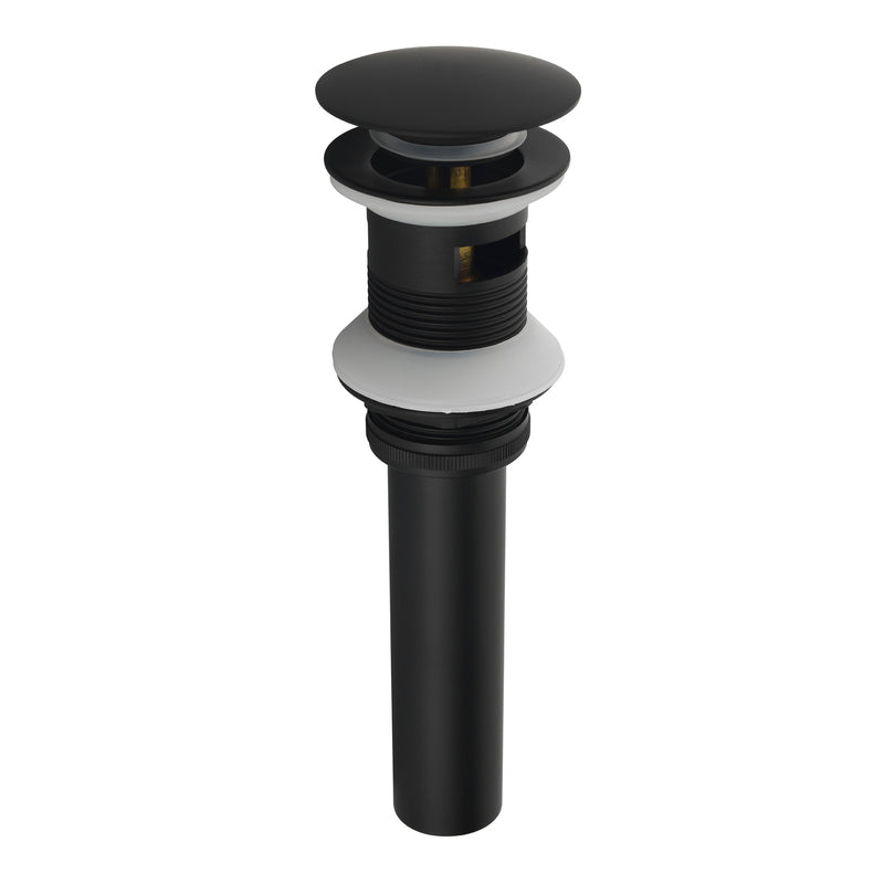 SHAMANDA Brass Bathroom Sink Drain, Vessel Vanity Sink Pop Up Drain Stopper with Overflow Lavatory Drain Assembly