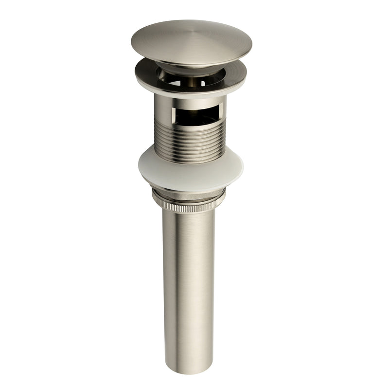 SHAMANDA Brass Bathroom Sink Drain, Vessel Vanity Sink Pop Up Drain Stopper with Overflow Lavatory Drain Assembly