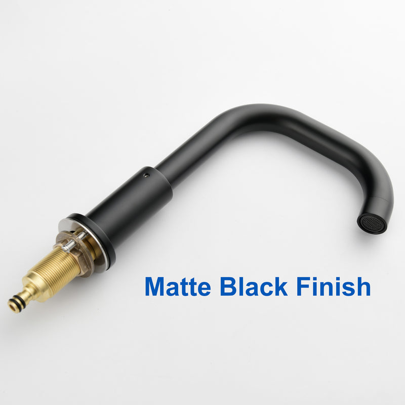 2-Handle 3-Hole 8-inch Brass Bathroom Vanity Faucet