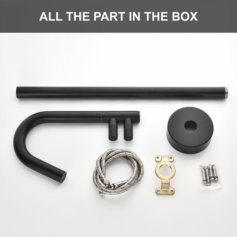 CUPC Freestanding Tub Filler Bathtub Faucet 360-Degree Rotating Floor Mounted Faucets in matte black, brushed nickel, brushed gold, brushed gun grey