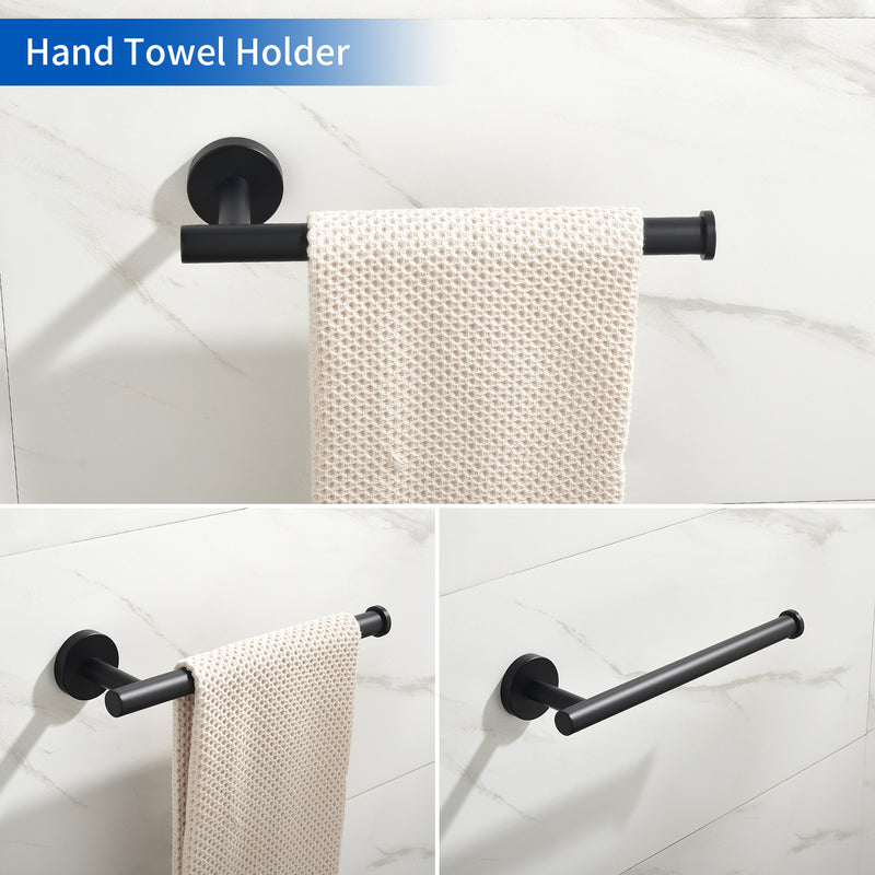 Bathroom Accessories Set, Includes 18-Inch Bath Towel Bar, 5-Piece, Durable SUS304 Stainless Steel
