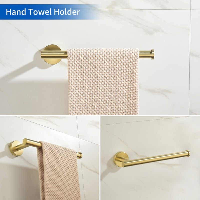 Bathroom Accessories Set, Includes 18-Inch Bath Towel Bar, 5-Piece, Durable SUS304 Stainless Steel
