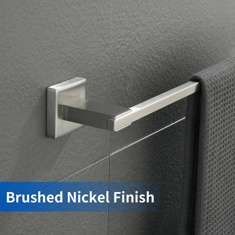 Bathroom Towel Bar Sets 4-Piece Bathroom Hardware Set Stainless Steel Bath Accessories Kit Wall Mounted
