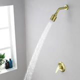 Pressure Balancing Shower System with Single-Spray Detachable Clean Shower Head,