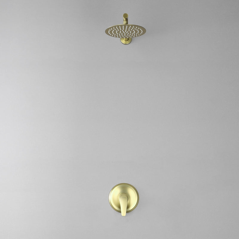 8"stainless steel shower head Round Shower Faucets Sets Complete, Single Function Shower trim kit