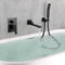 Bathroom Shower System Rainfall Handheld Shower With Faucet Set Tub Spout Wall Mounted Shower Head Trim Kit With Rough-In Valve