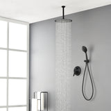 Luxury Shower Faucet Set, Shower System with High Pressure 12" Rain Shower Head and 5-Setting Handheld Shower