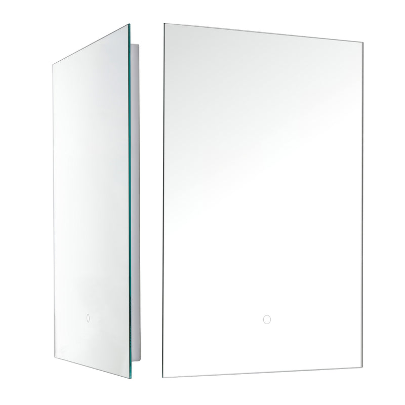 LED Bathroom Mirror 20"*28" Lighted Vanity Makeup Mirror with Front Light, Wall Mounted Dimmable Mirrors with Anti-Fog, Memory Function (Horizontal/Vertical)